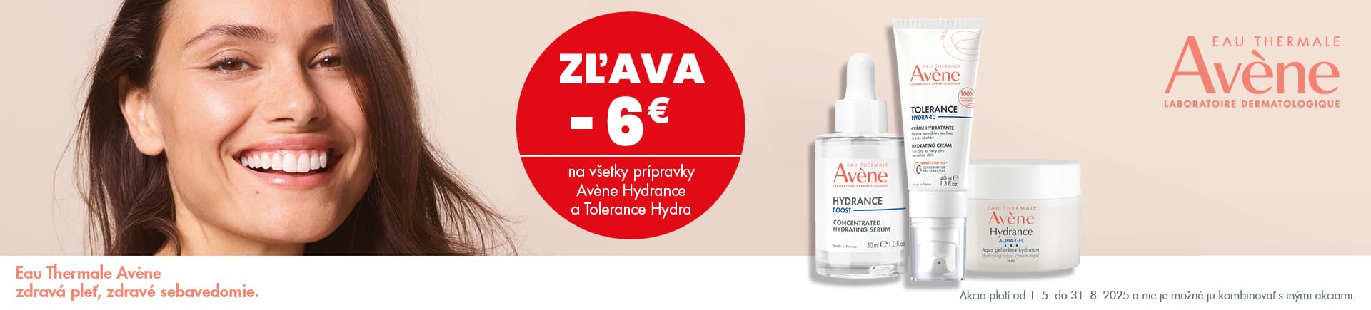 Avene Hydrance a Tolerance Hydra - zľava 6 €